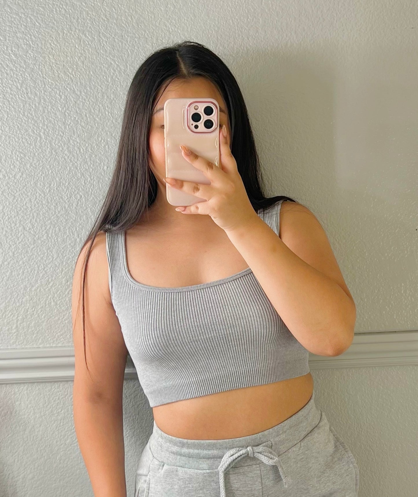 Ava top - Gray