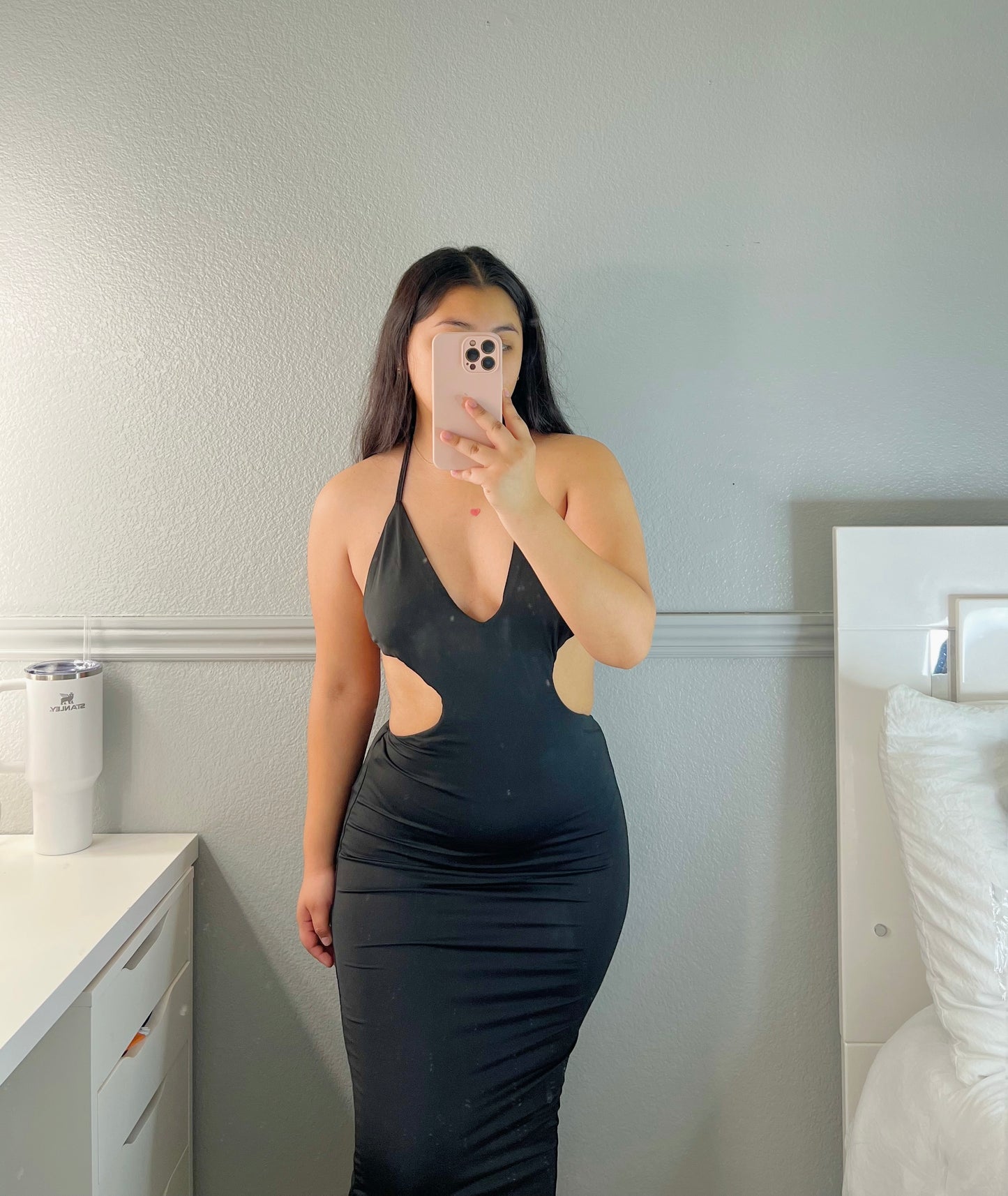 Black Halter dress